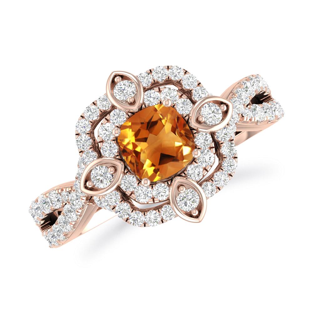 Rose Gold - Citrine