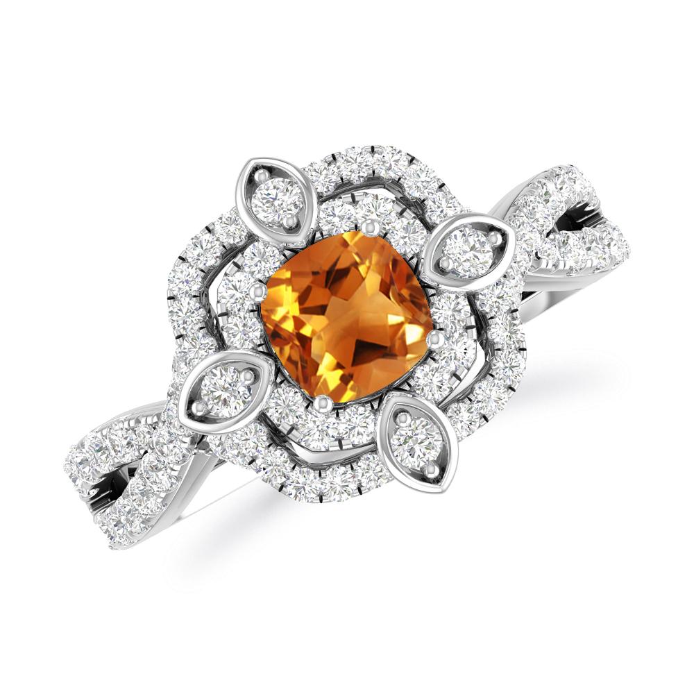 White Gold - Citrine