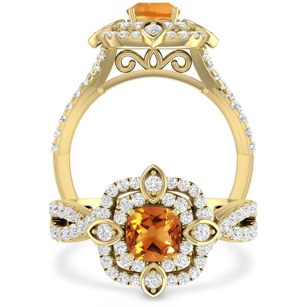 Yellow Gold - Citrine