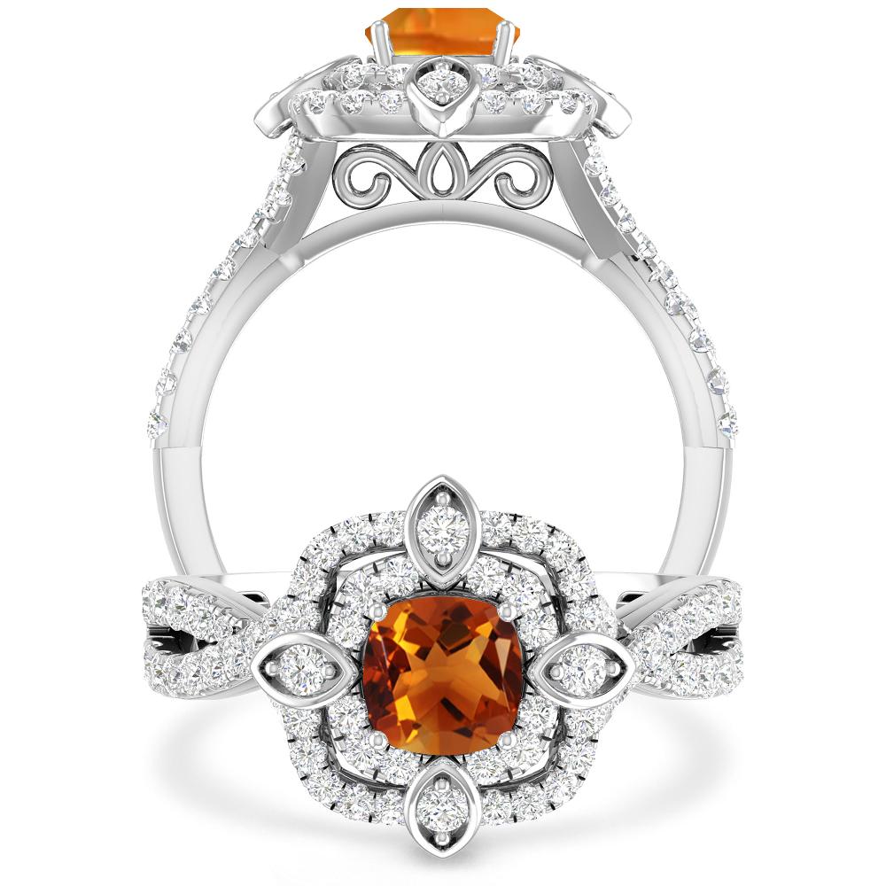 White Gold - Citrine