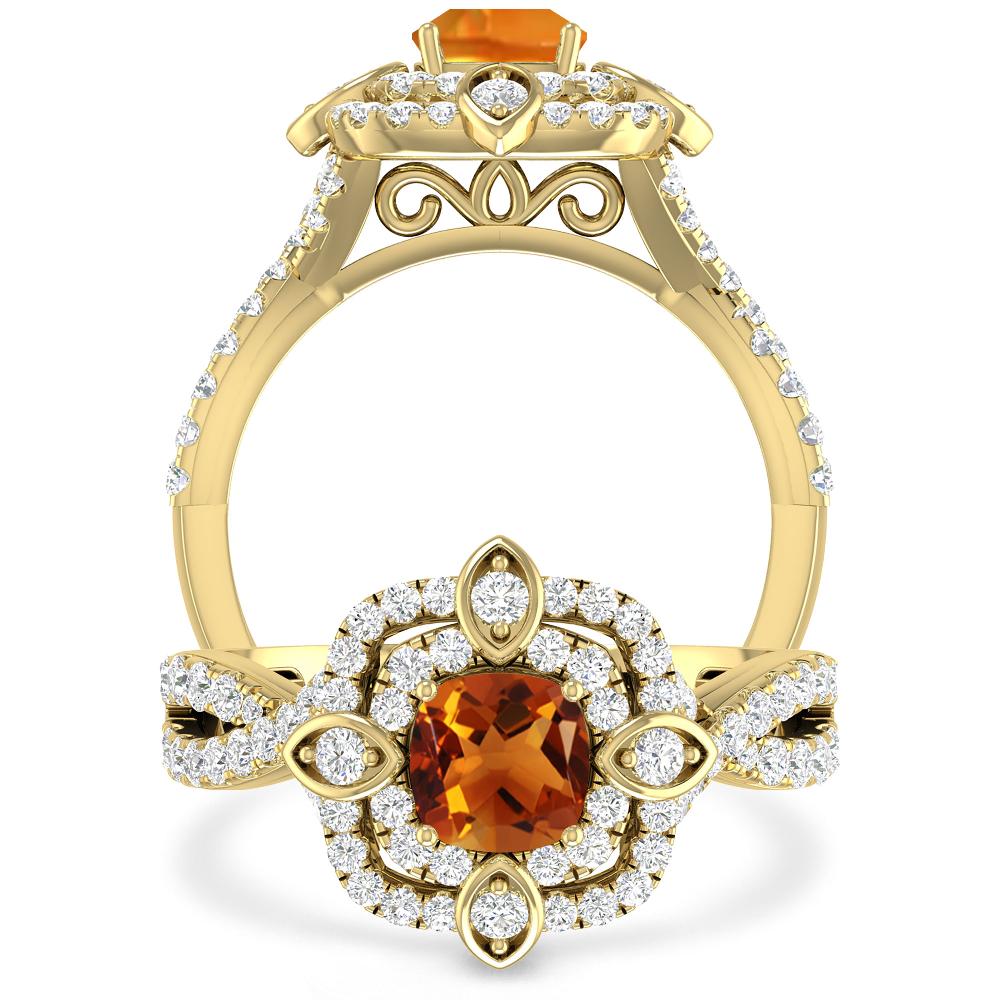 Yellow Gold - Citrine
