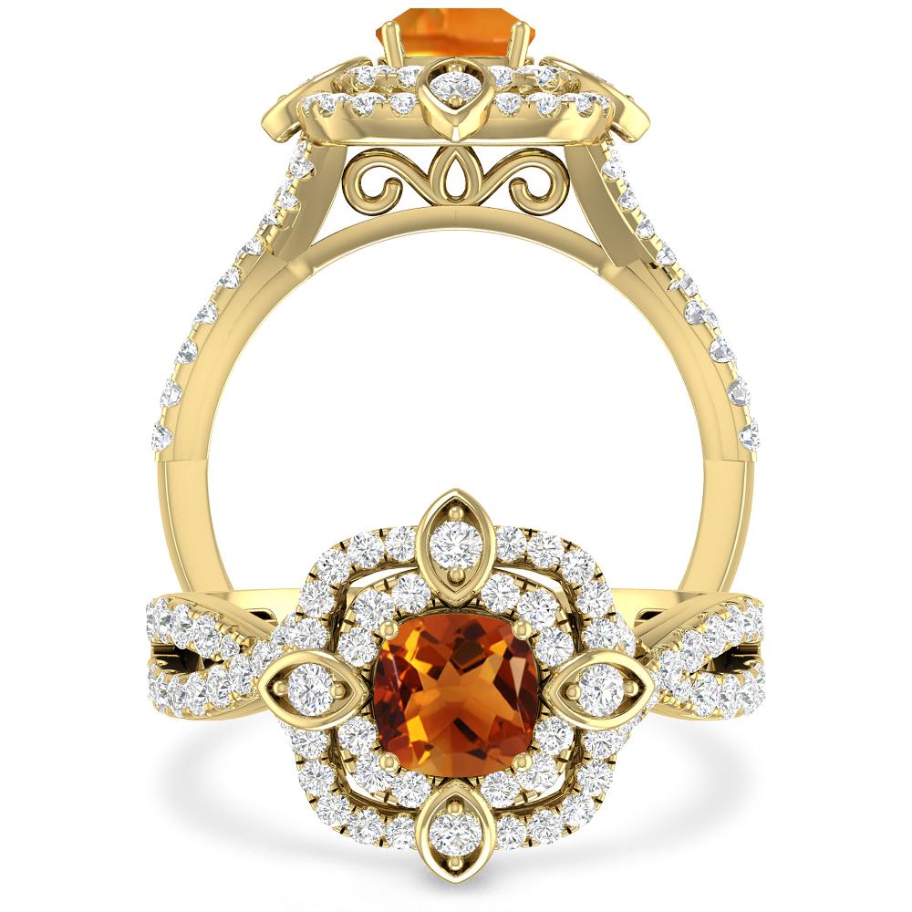 Yellow Gold - Citrine