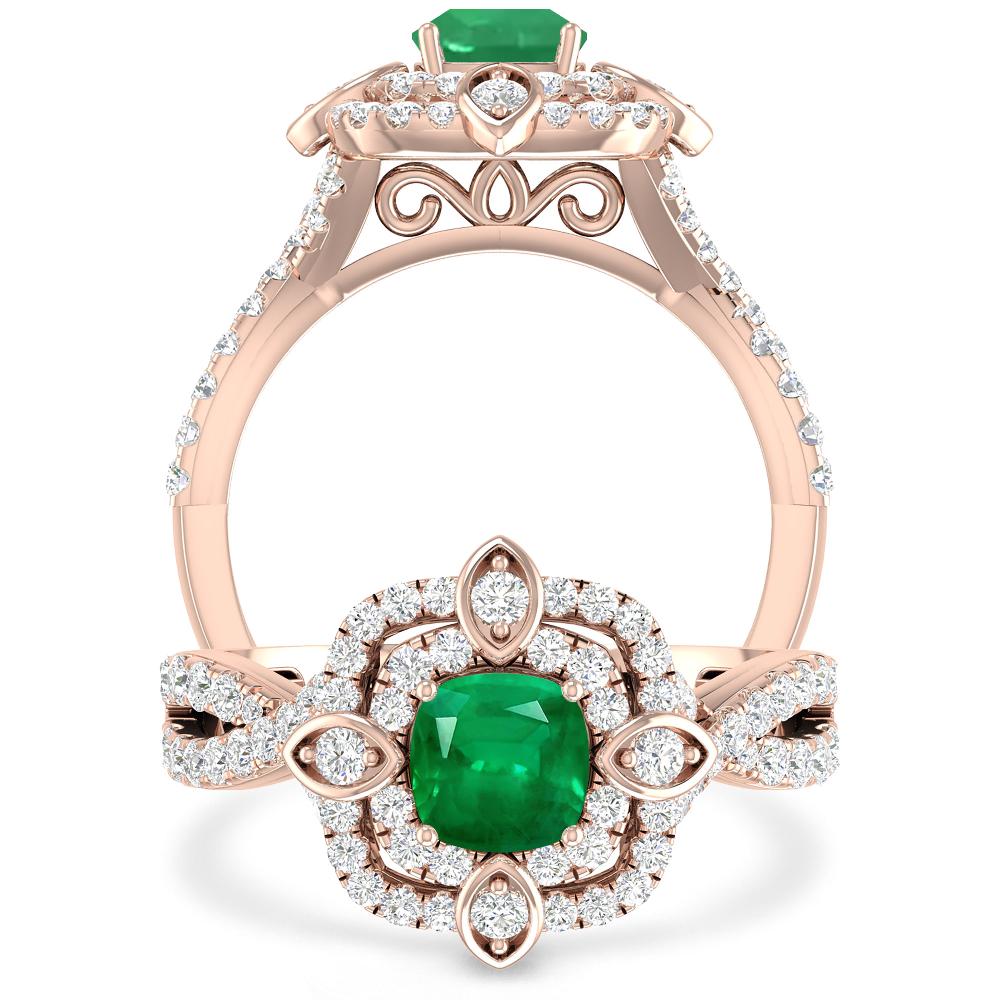 Rose Gold - Emerald