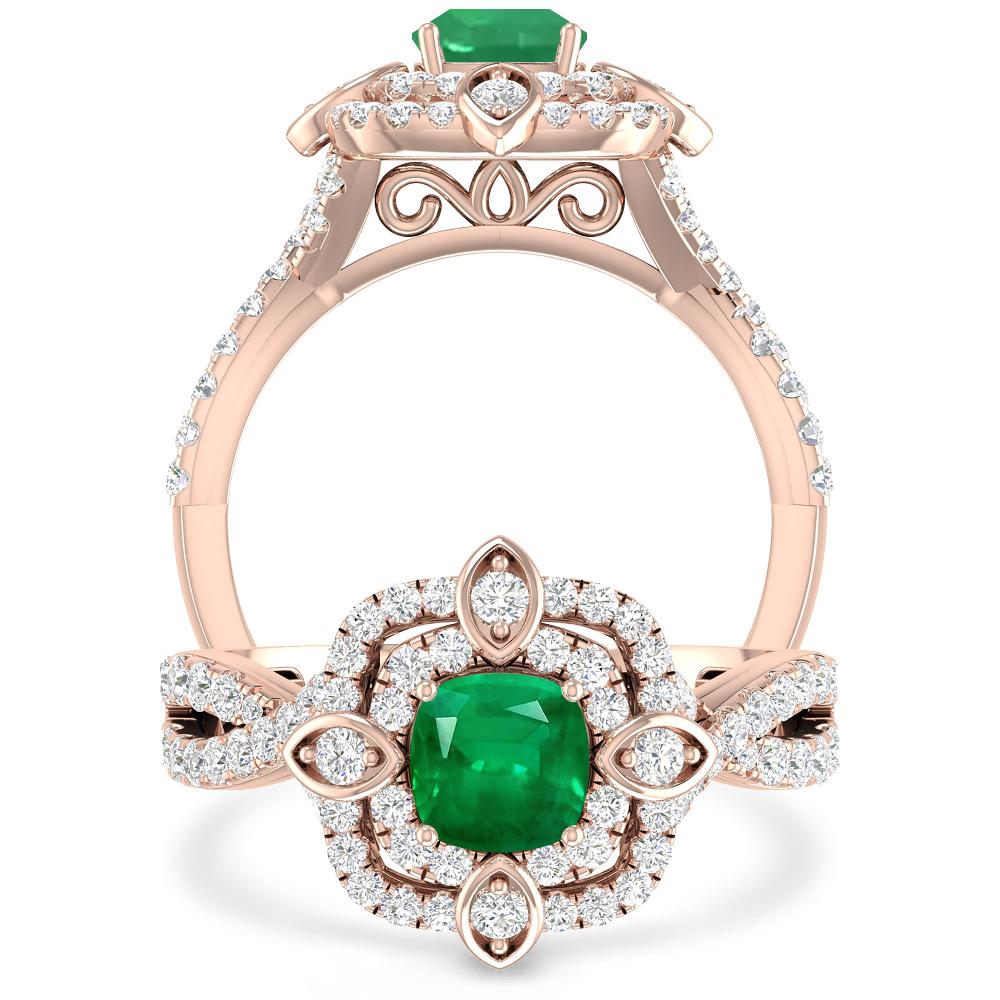 Rose Gold - Emerald
