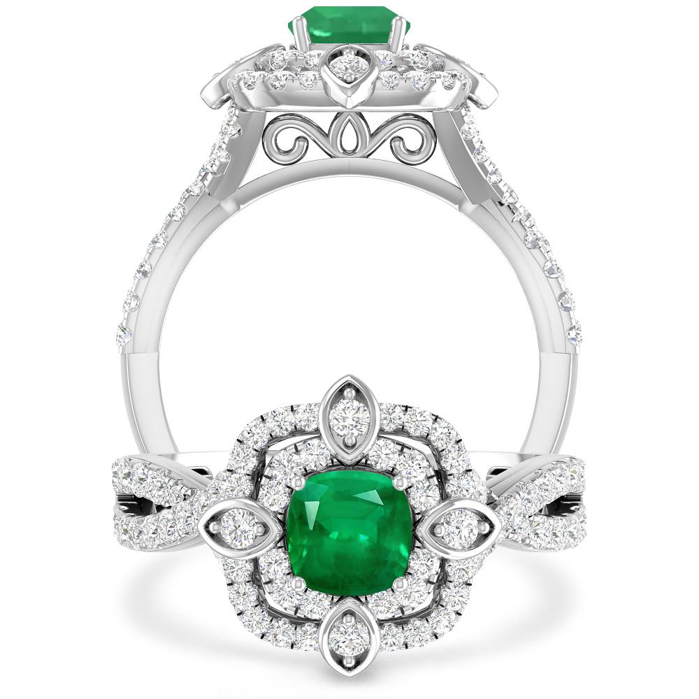 White Gold - Emerald