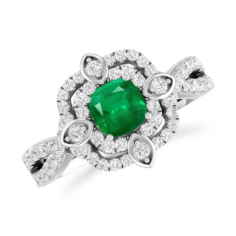 White Gold - Emerald