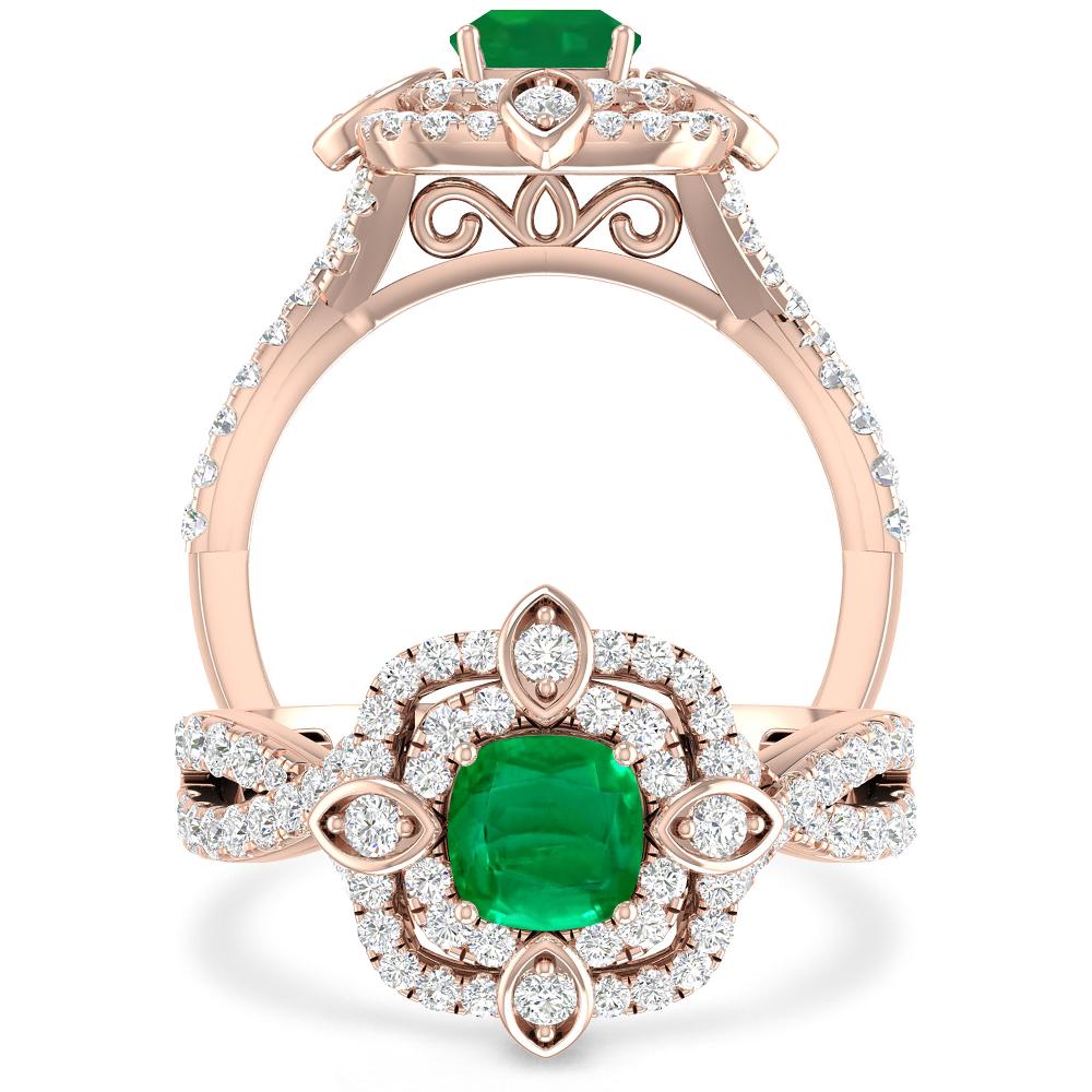 Rose Gold - Emerald