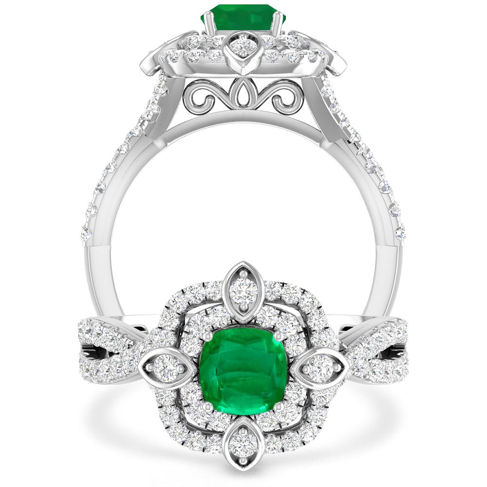 White Gold - Emerald