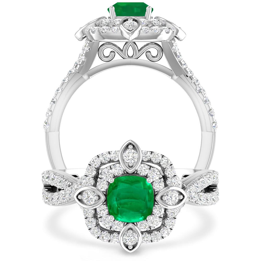 White Gold - Emerald