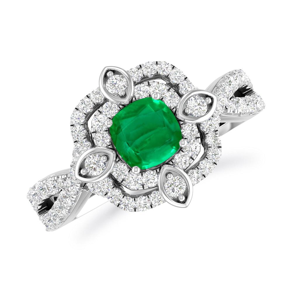 White Gold - Emerald