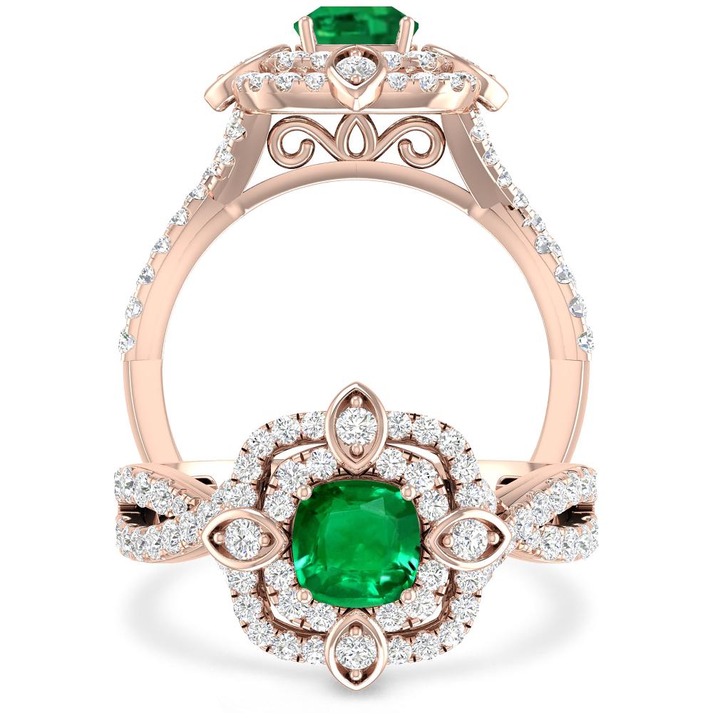 Rose Gold - Emerald