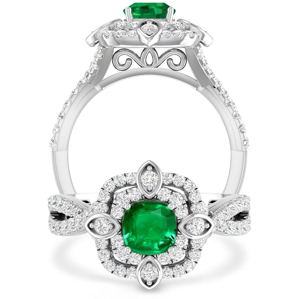 White Gold - Emerald