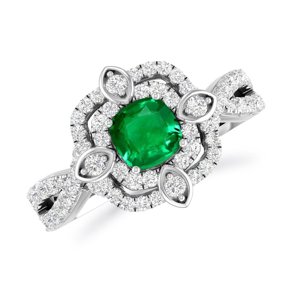 White Gold - Emerald