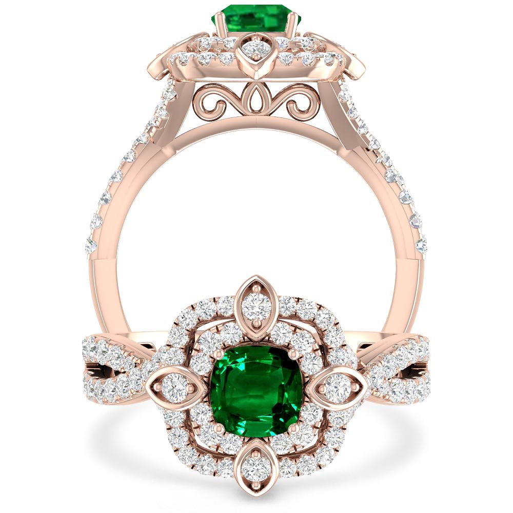 Rose Gold - Emerald