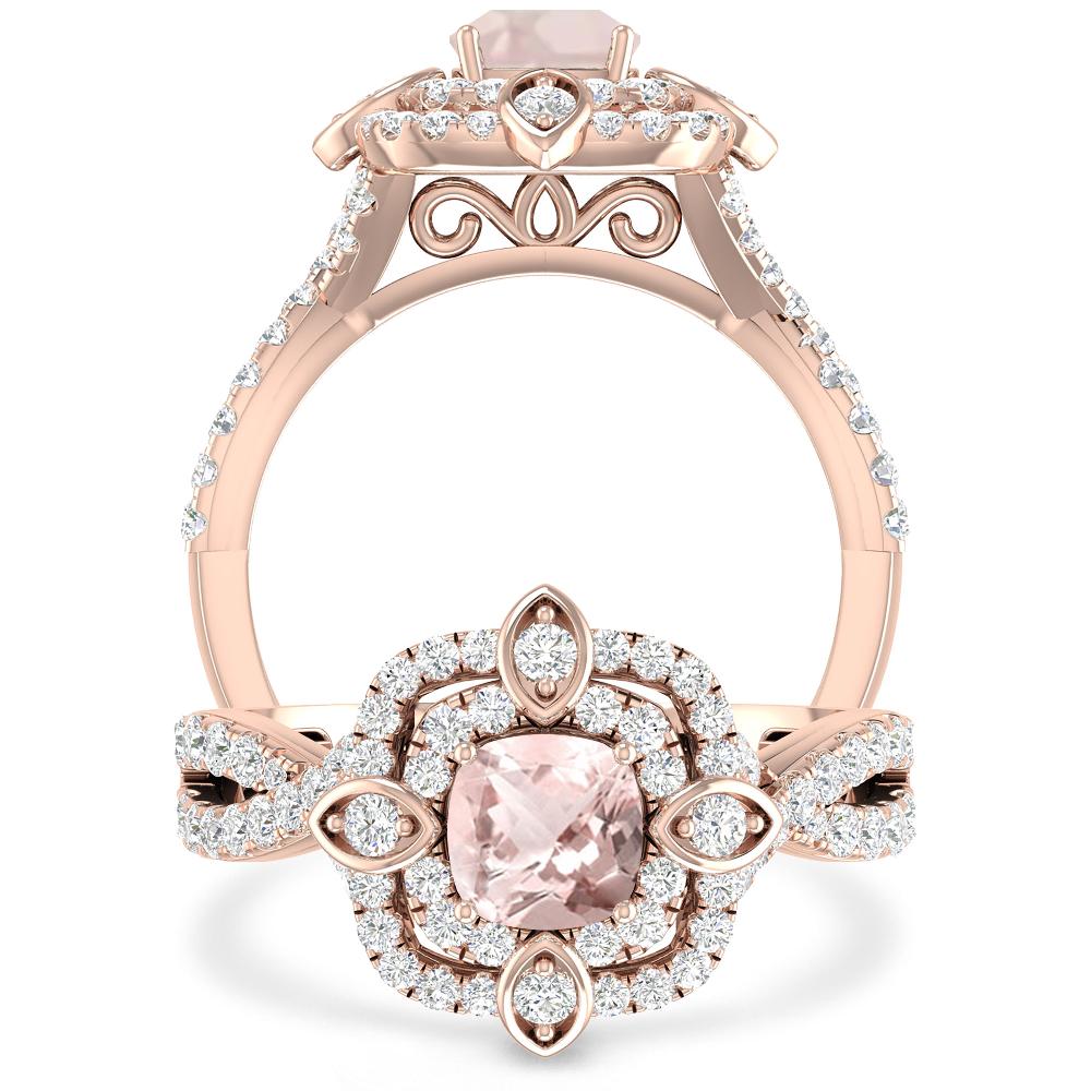 Rose Gold - Morganite