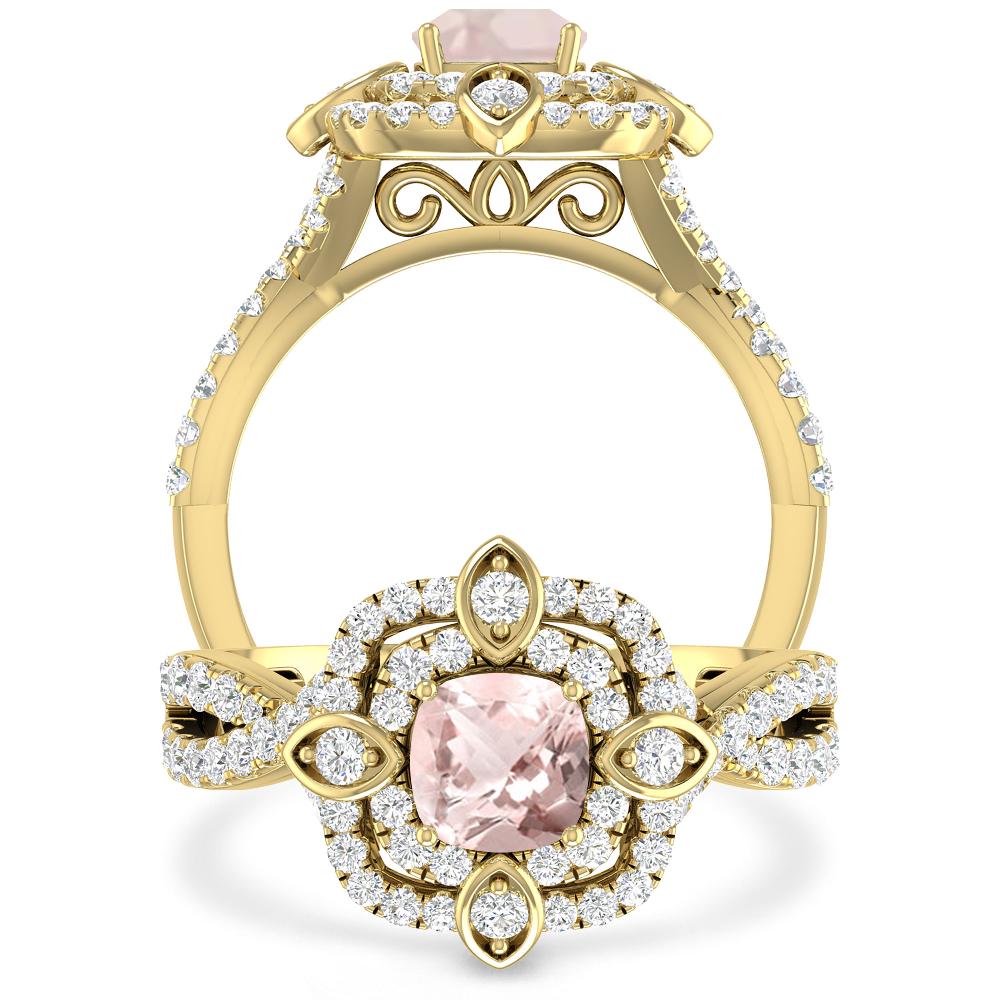 Yellow Gold - Morganite