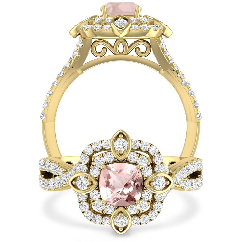 Yellow Gold - Morganite