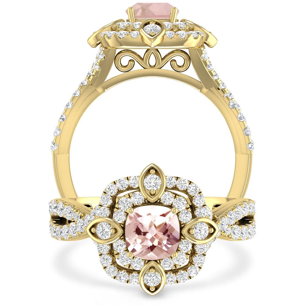 Yellow Gold - Morganite