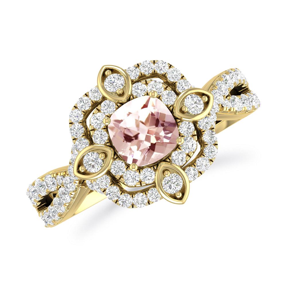 Yellow Gold - Morganite