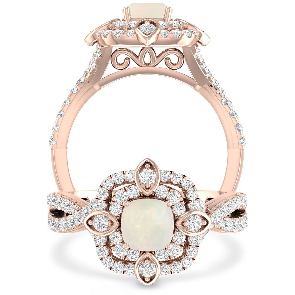 Rose Gold - Opal