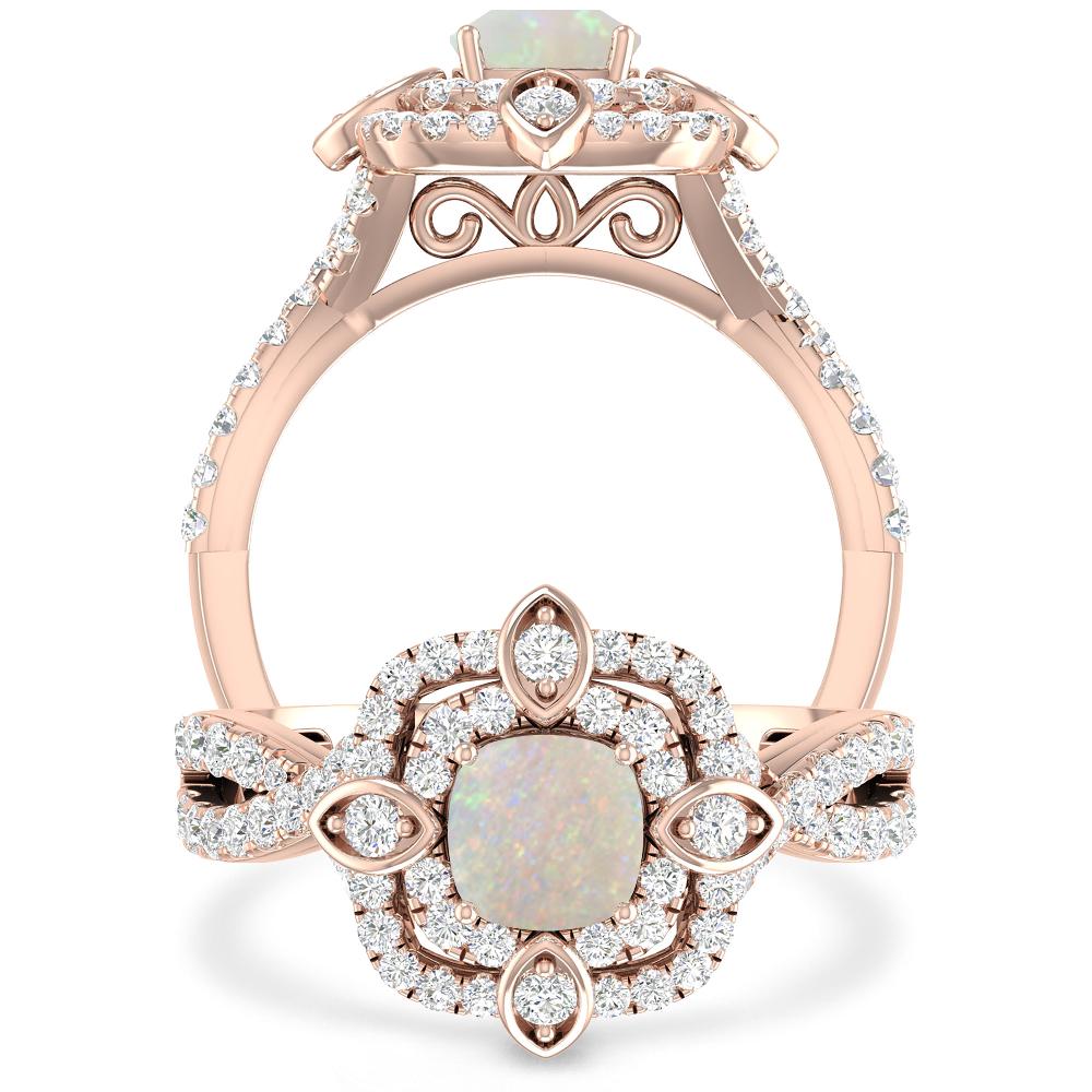 Rose Gold - Opal