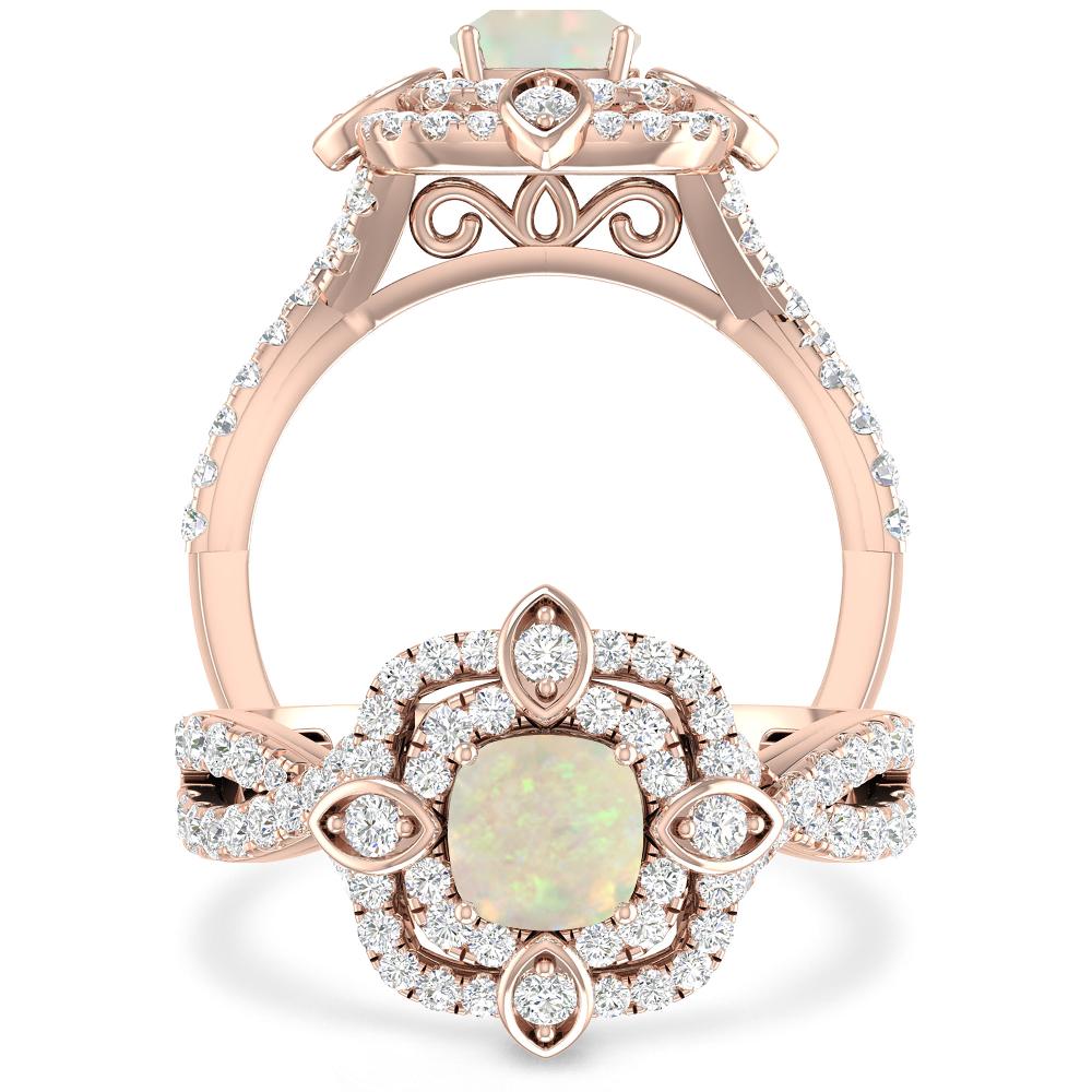 Rose Gold - Opal