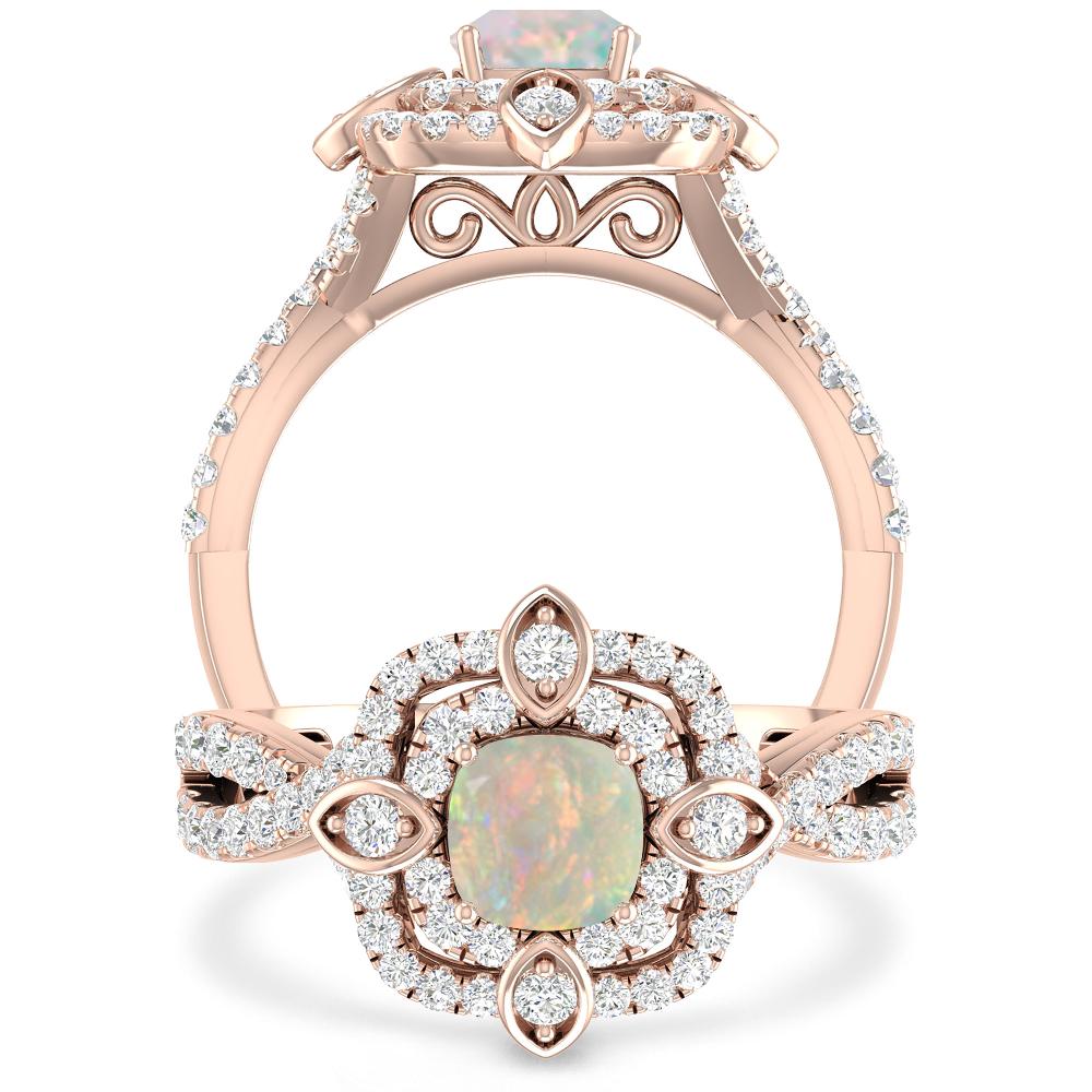 Rose Gold - Opal