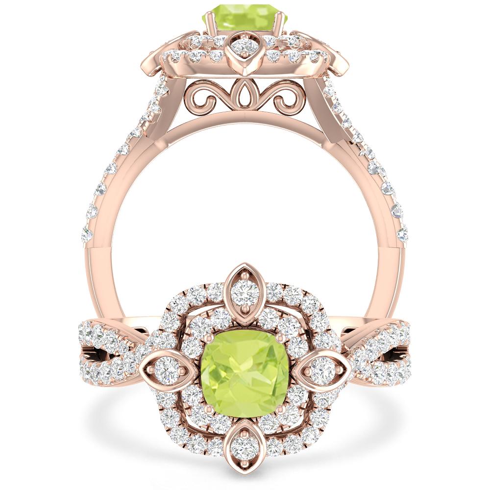 Rose Gold - Peridot