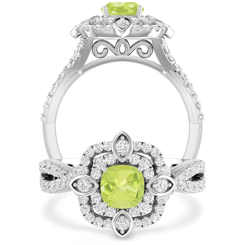 White Gold - Peridot