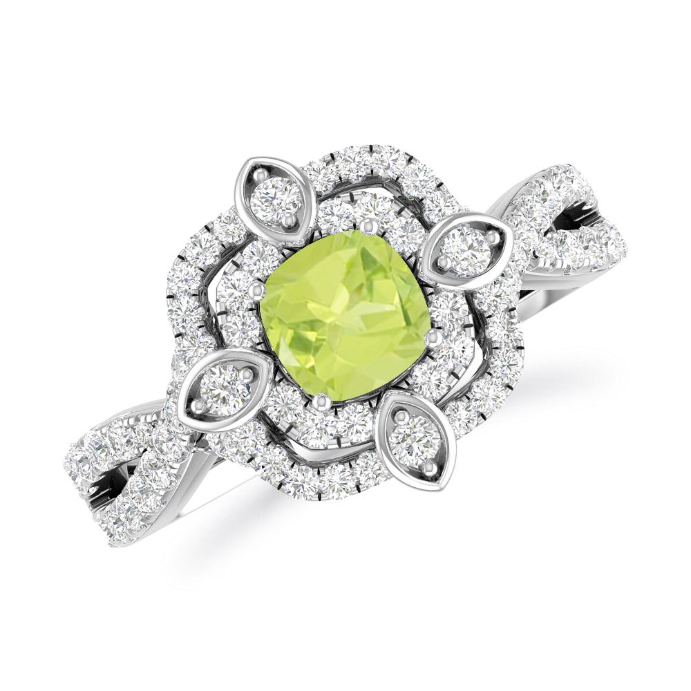 White Gold - Peridot