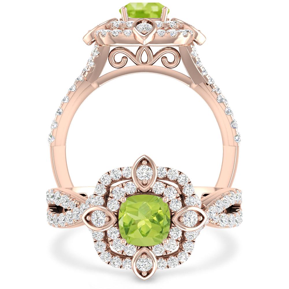 Rose Gold - Peridot