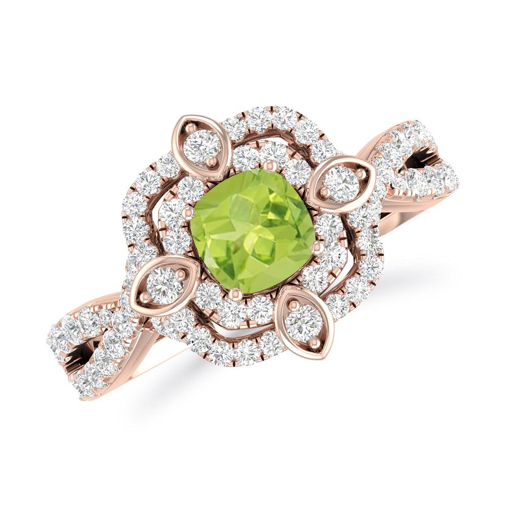 Rose Gold - Peridot