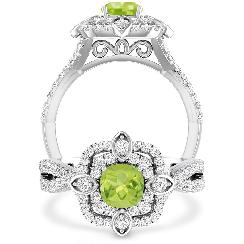 White Gold - Peridot