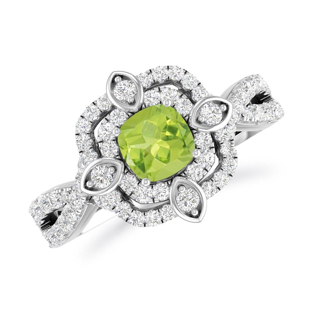 White Gold - Peridot