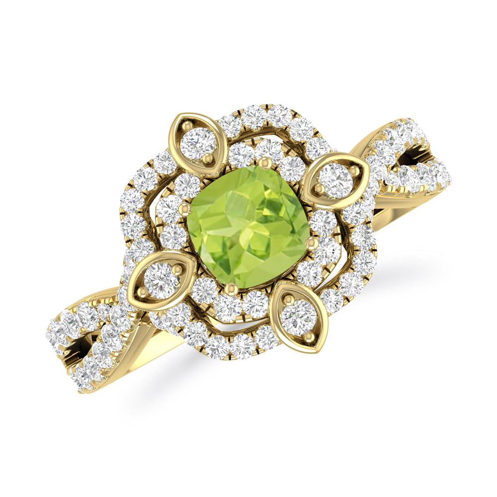 Yellow Gold - Peridot