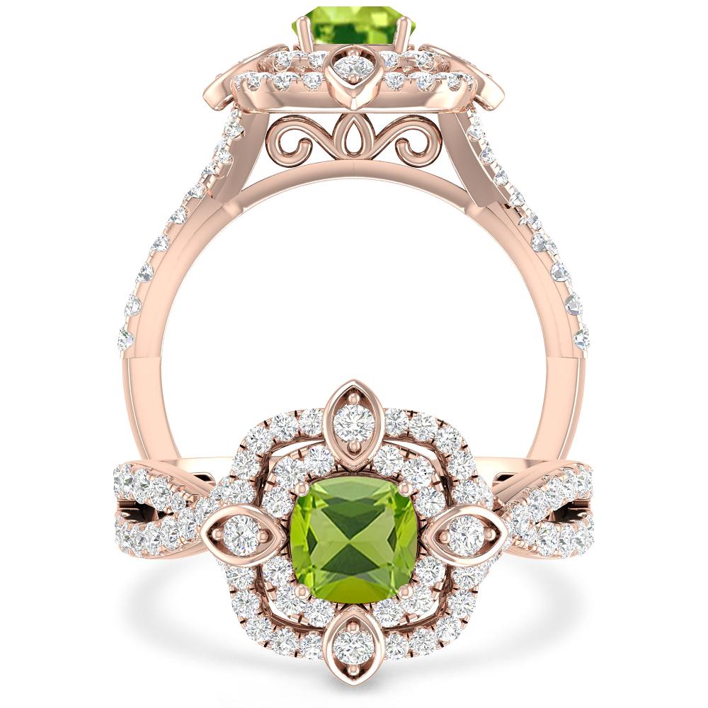 Rose Gold - Peridot