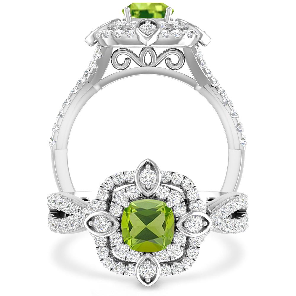 White Gold - Peridot