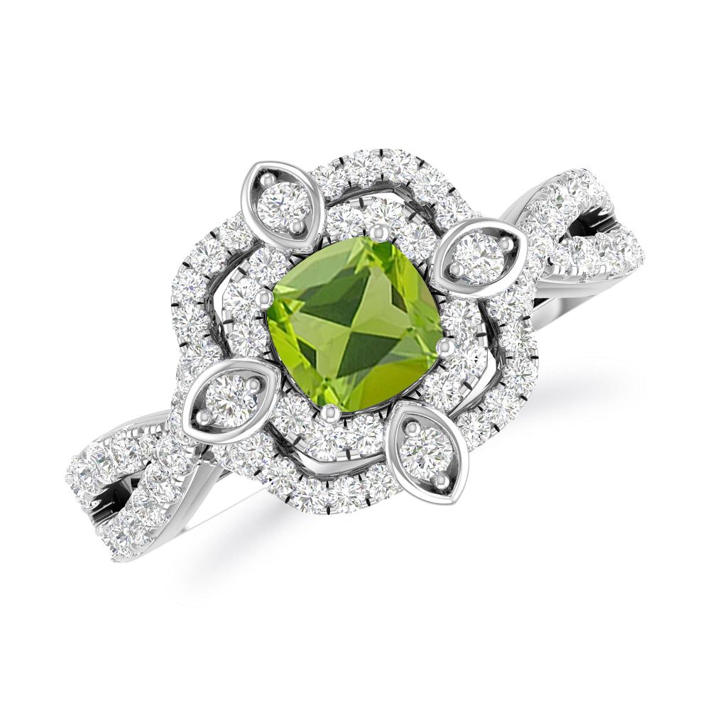 White Gold - Peridot