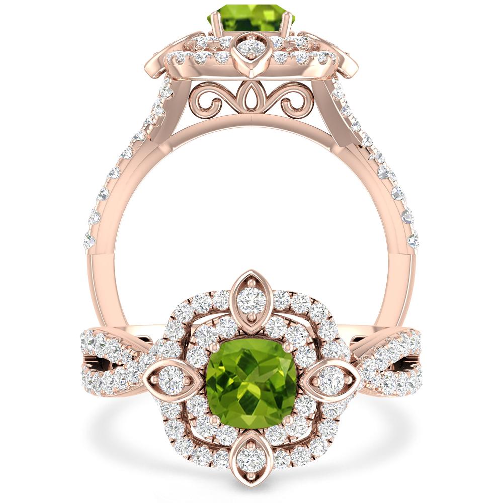 Rose Gold - Peridot