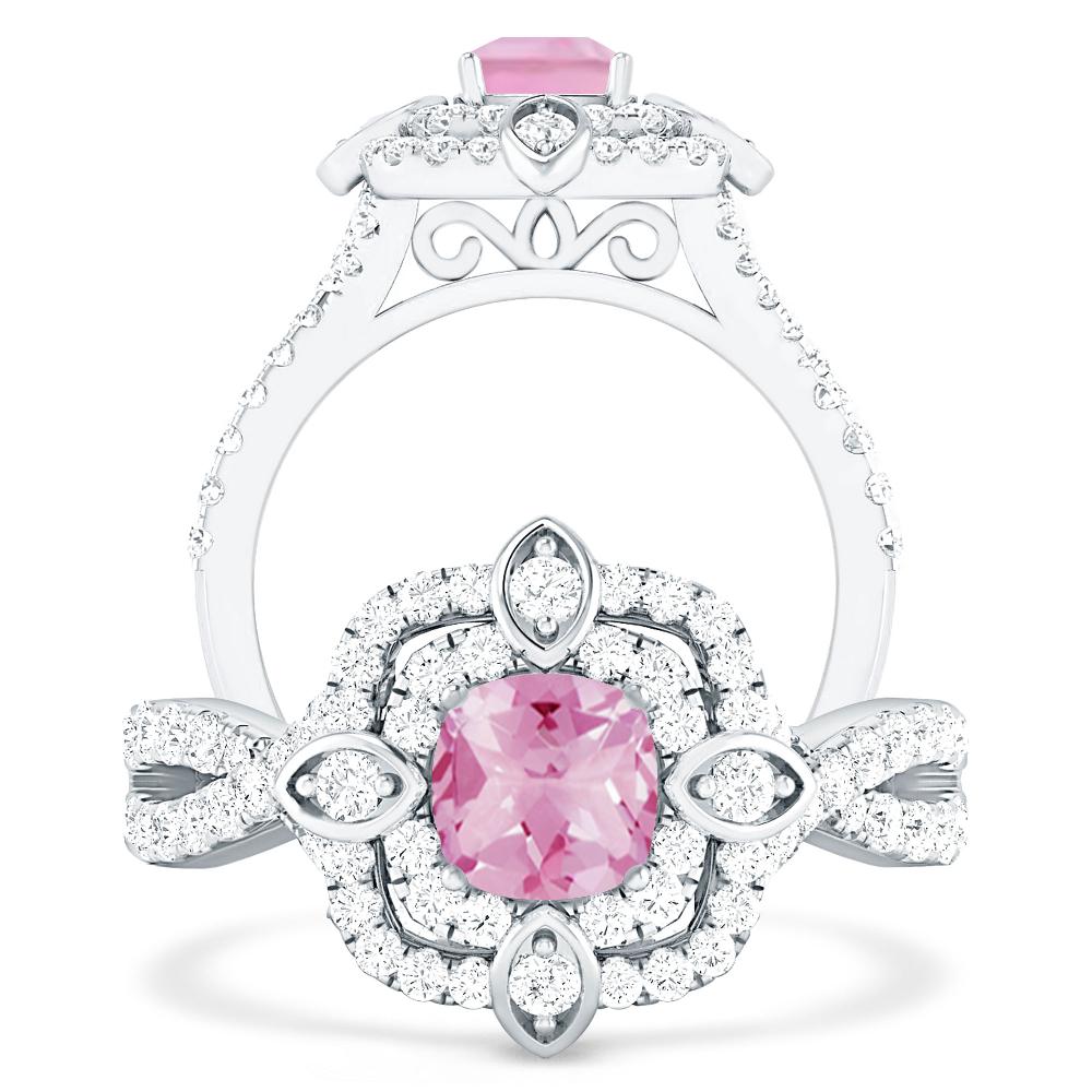 White Gold - Pink Tourmaline