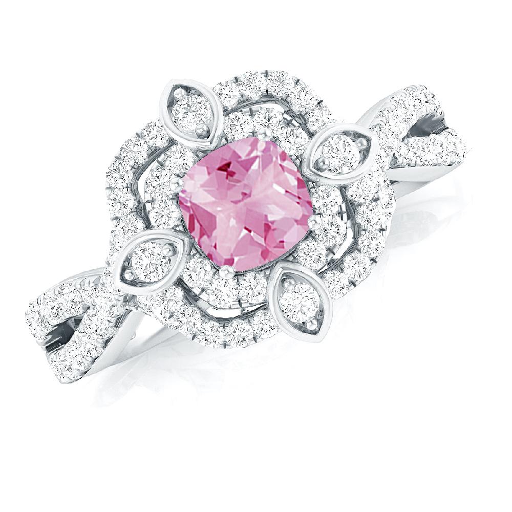 White Gold - Pink Tourmaline