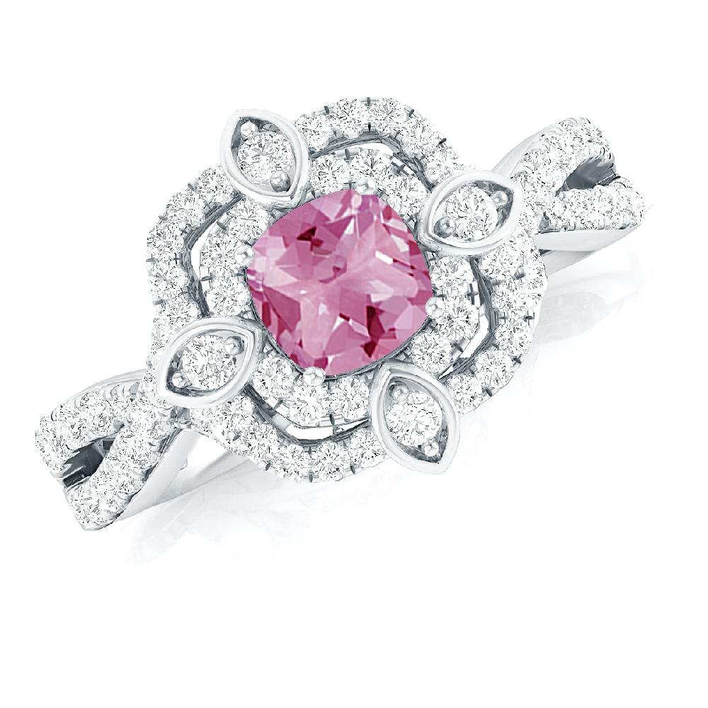 White Gold - Pink Tourmaline