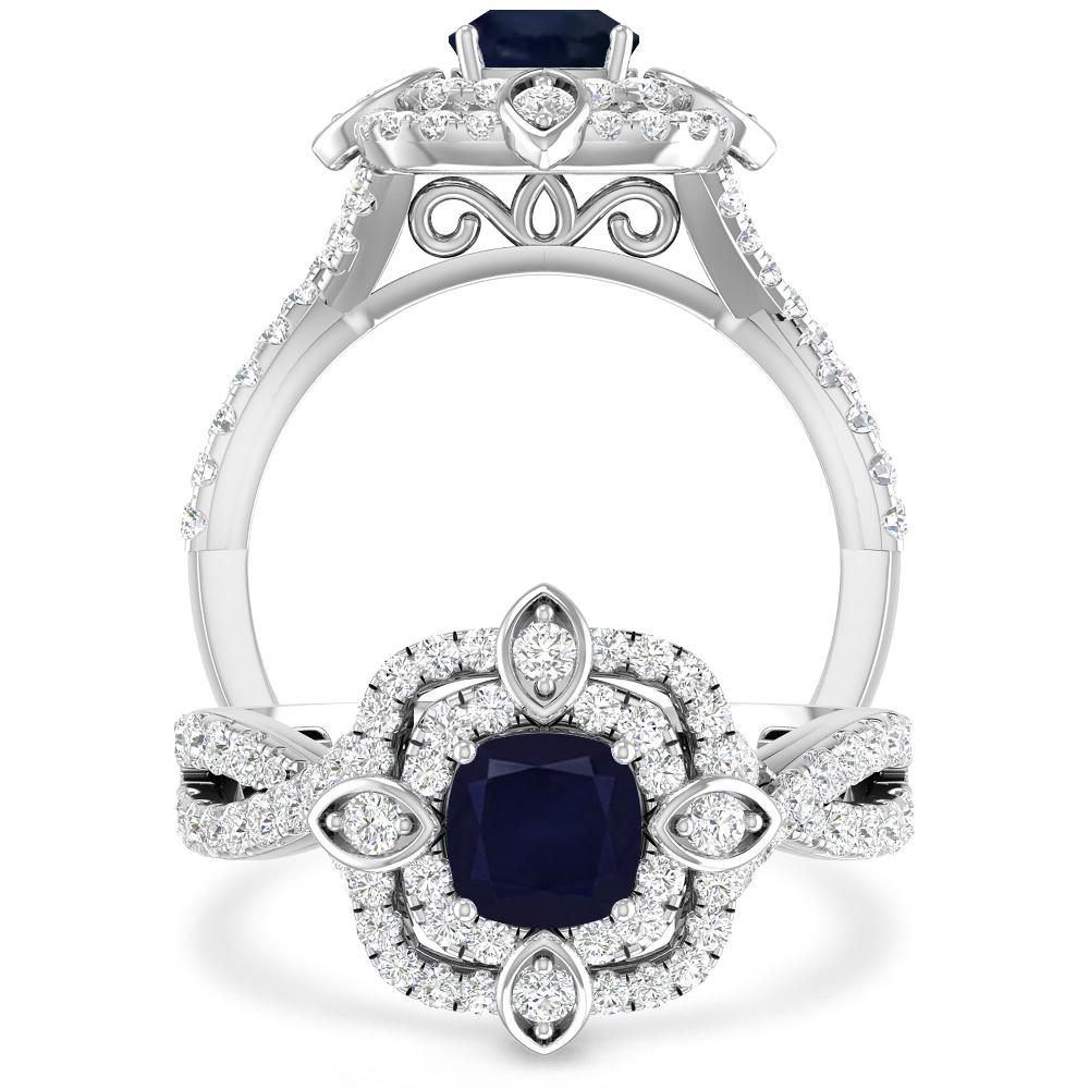 White Gold - Sapphire