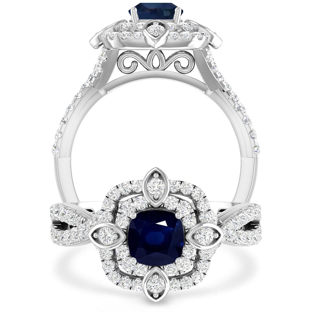 White Gold - Sapphire