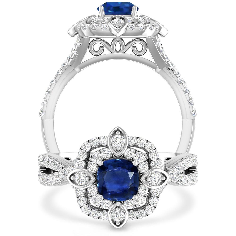 White Gold - Sapphire