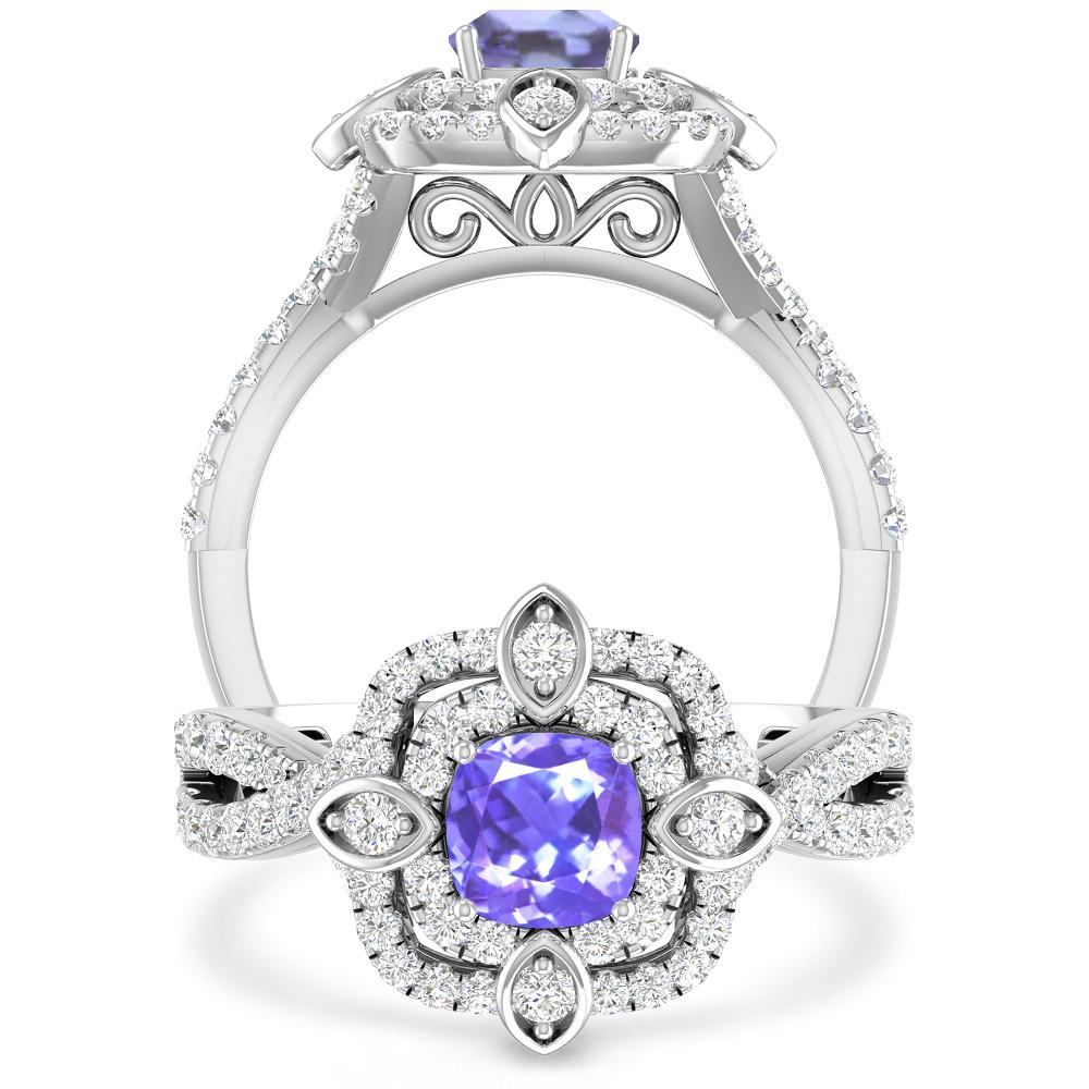 White Gold - Tanzanite