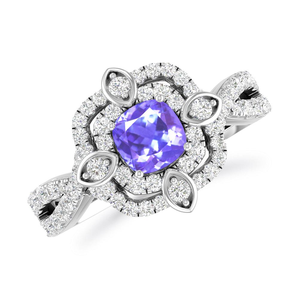 White Gold - Tanzanite