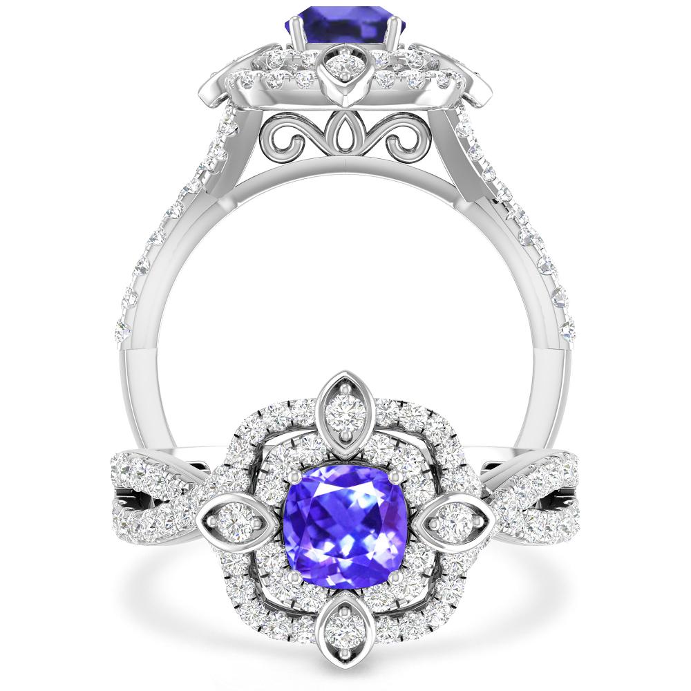 White Gold - Tanzanite