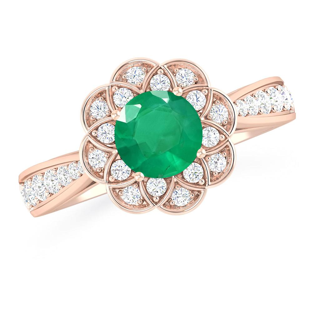 Rose Gold - Emerald