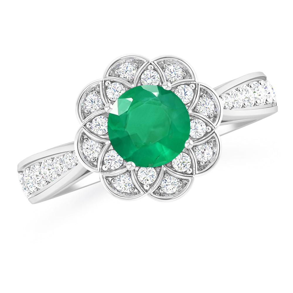 White Gold - Emerald